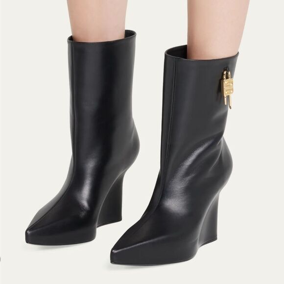 Givenchy G-Lock Ankle Boots in Leather size 38 - Picture 3 of 16